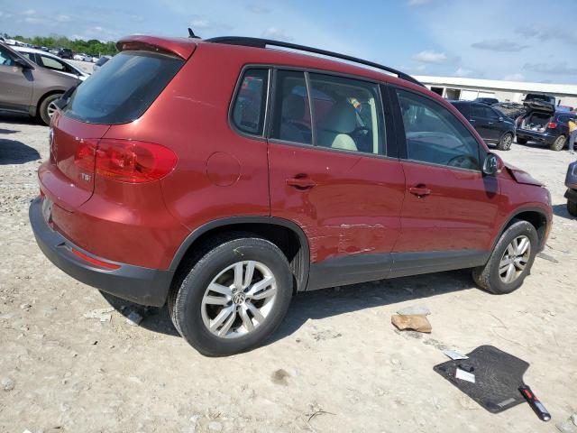 2016 Volkswagen Tiguan S VIN: WVGAV7AXXGW003761 Lot: 52485054