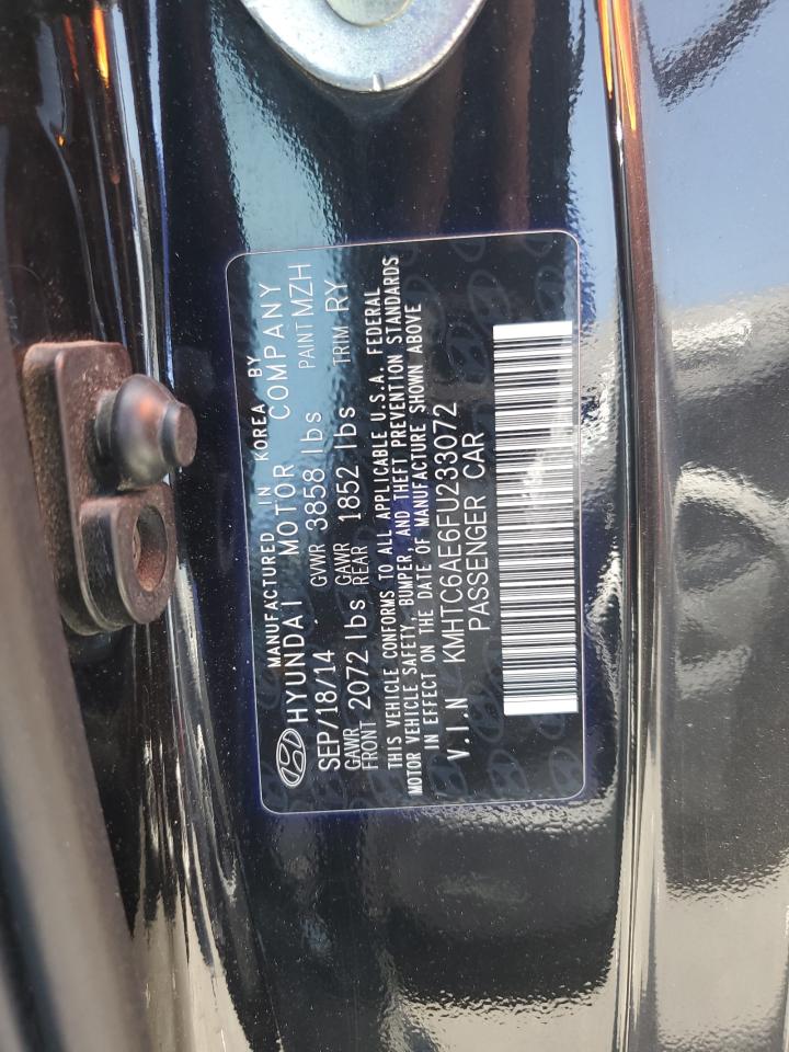 KMHTC6AE6FU233072 2015 Hyundai Veloster Turbo