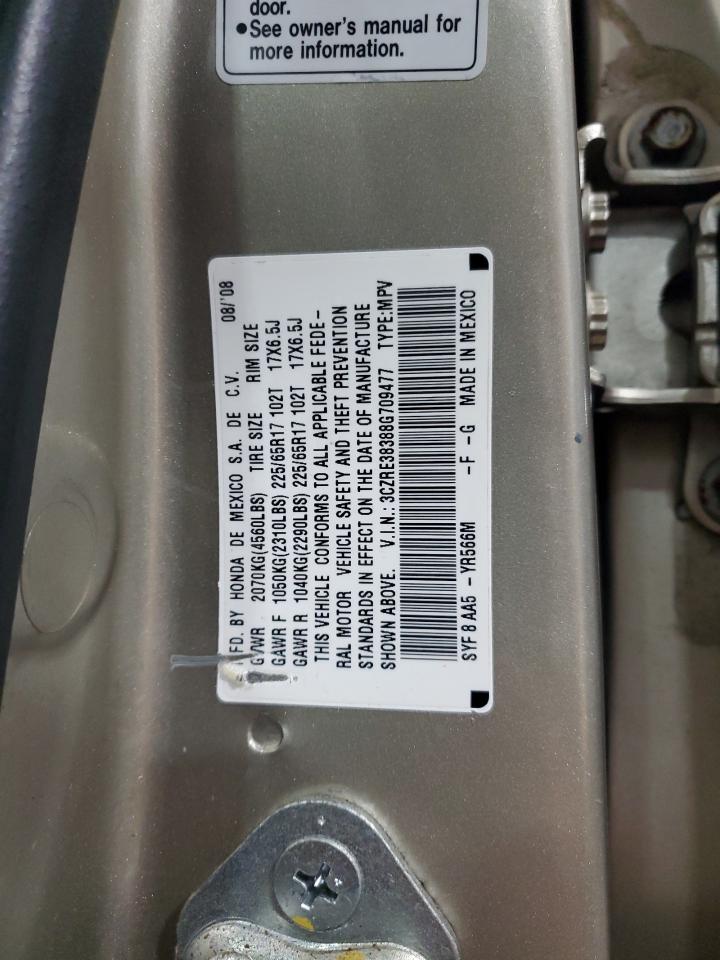 3CZRE38388G709477 2008 Honda Cr-V Lx
