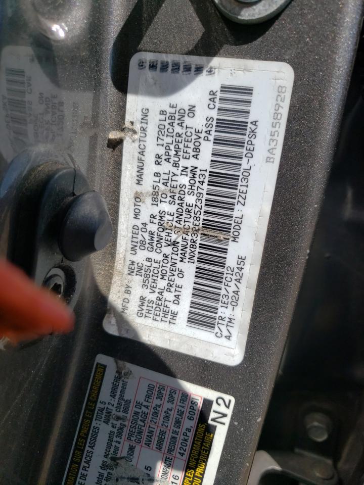 1NXBR32E85Z397431 2005 Toyota Corolla Ce