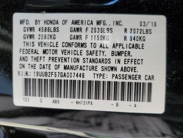 2016 Acura Tlx Tech VIN: 19UUB2F57GA007446 Lot: 51327674