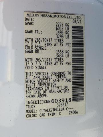 2022 NISSAN FRONTIER S - 1N6ED1EJXNN603918