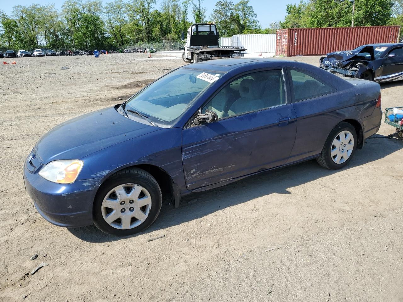 1HGEM22092L102192 2002 Honda Civic Ex