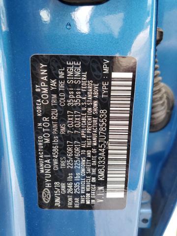 2018 Hyundai Tucson Sel VIN: KM8J33A45JU785538 Lot: 50381274