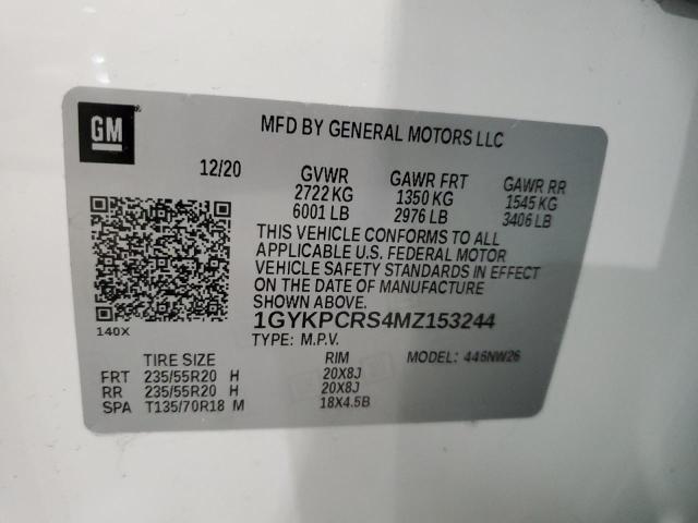 1GYKPCRS4MZ153244 Cadillac XT6 PREMIU 12