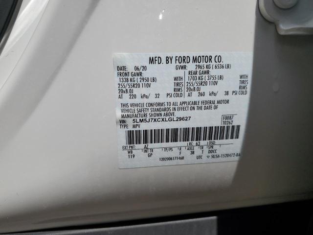 2020 LINCOLN AVIATOR RE - 5LM5J7XCXLGL29627