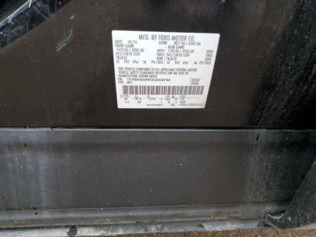 2016 Ford Explorer Police Interceptor VIN: 1FM5K8AR9GGD04744 Lot: 49717104