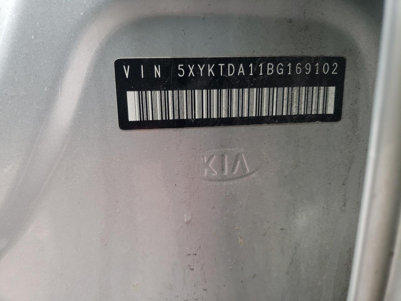 5XYKTDA11BG169102 2011 Kia Sorento Base