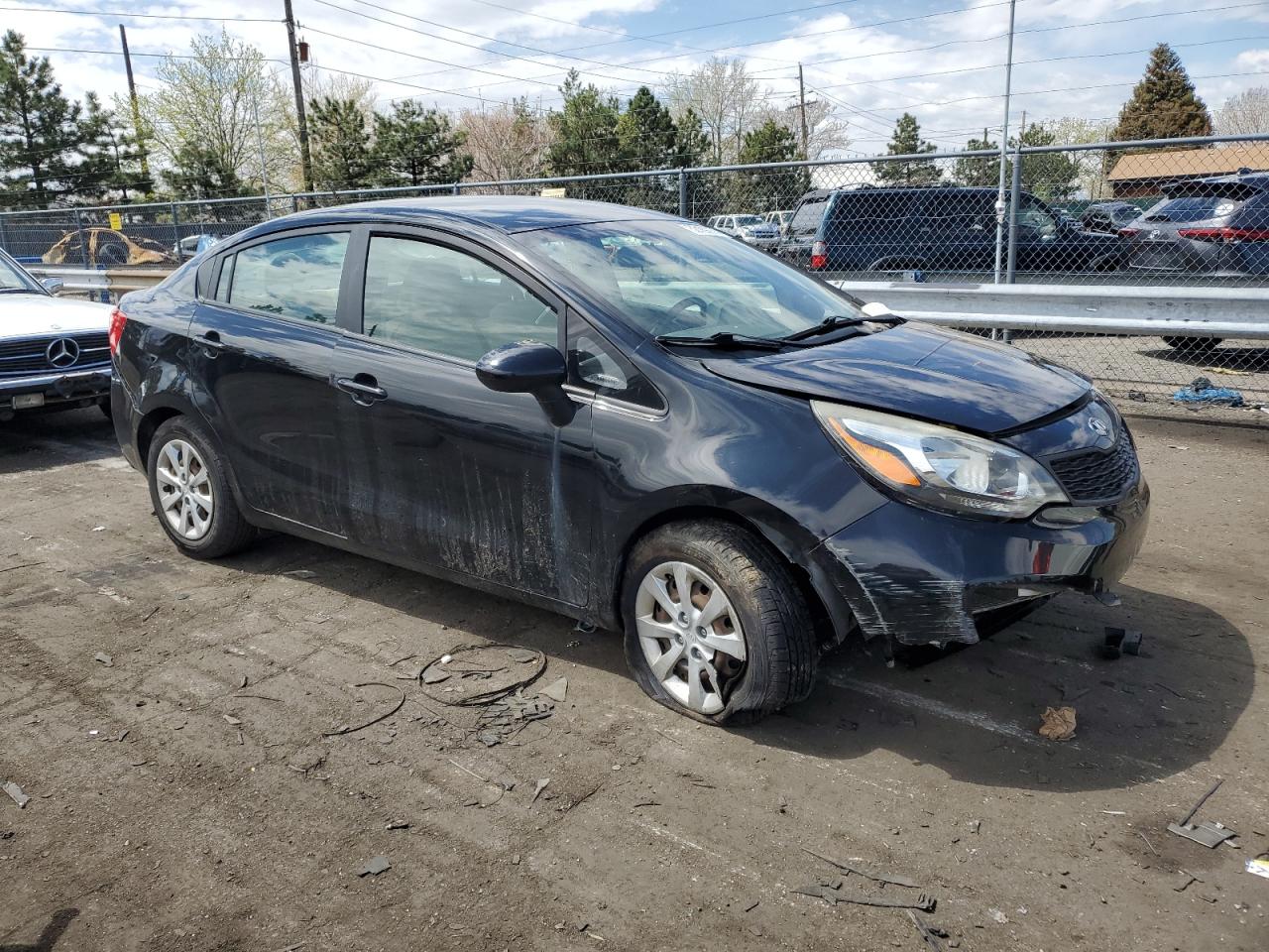 2013 Kia Rio Lx vin: KNADM4A32D6165196