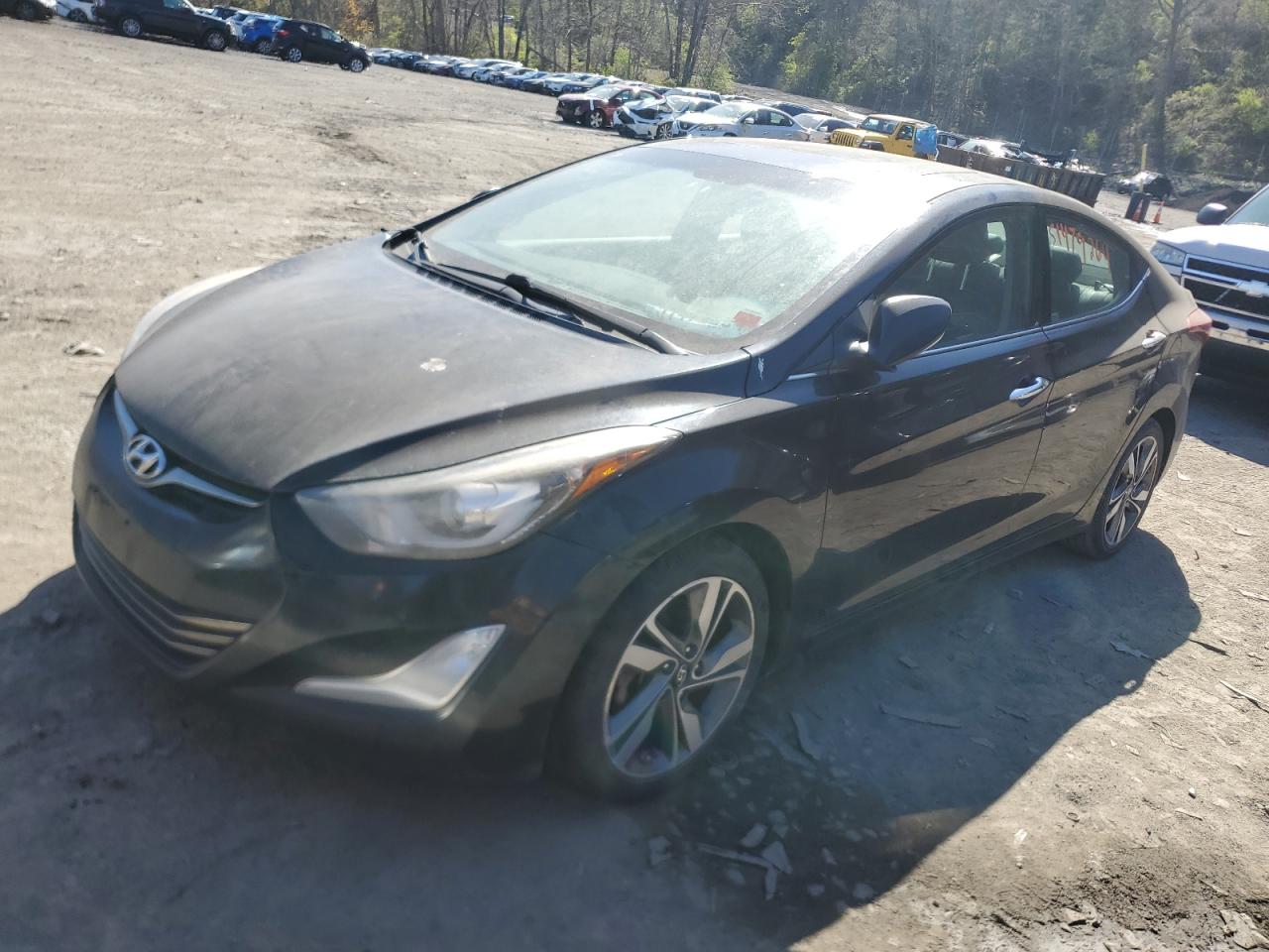 KMHDH4AEXEU171930 2014 Hyundai Elantra Se