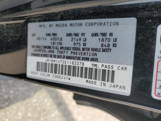 2014 Mazda 3 Sport VIN: JM1BM1U72E1183378 Lot: 49242434