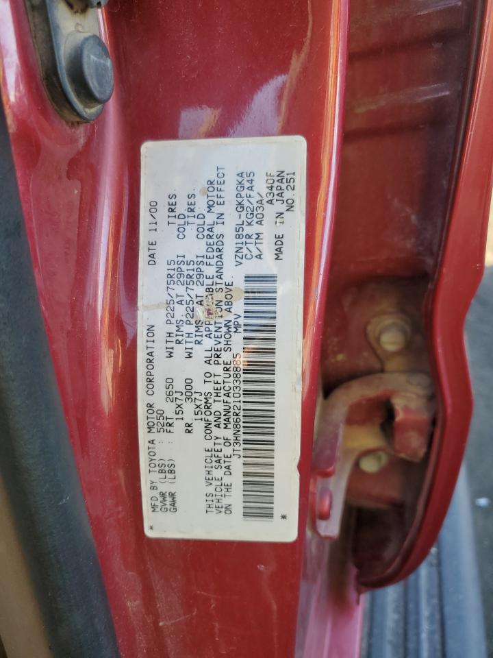 JT3HN86R210338885 2001 Toyota 4Runner Sr5