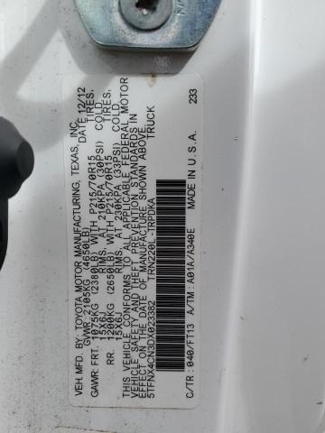 2013 Toyota Tacoma VIN: 5TFNX4CN3DX023382 Lot: 51603164