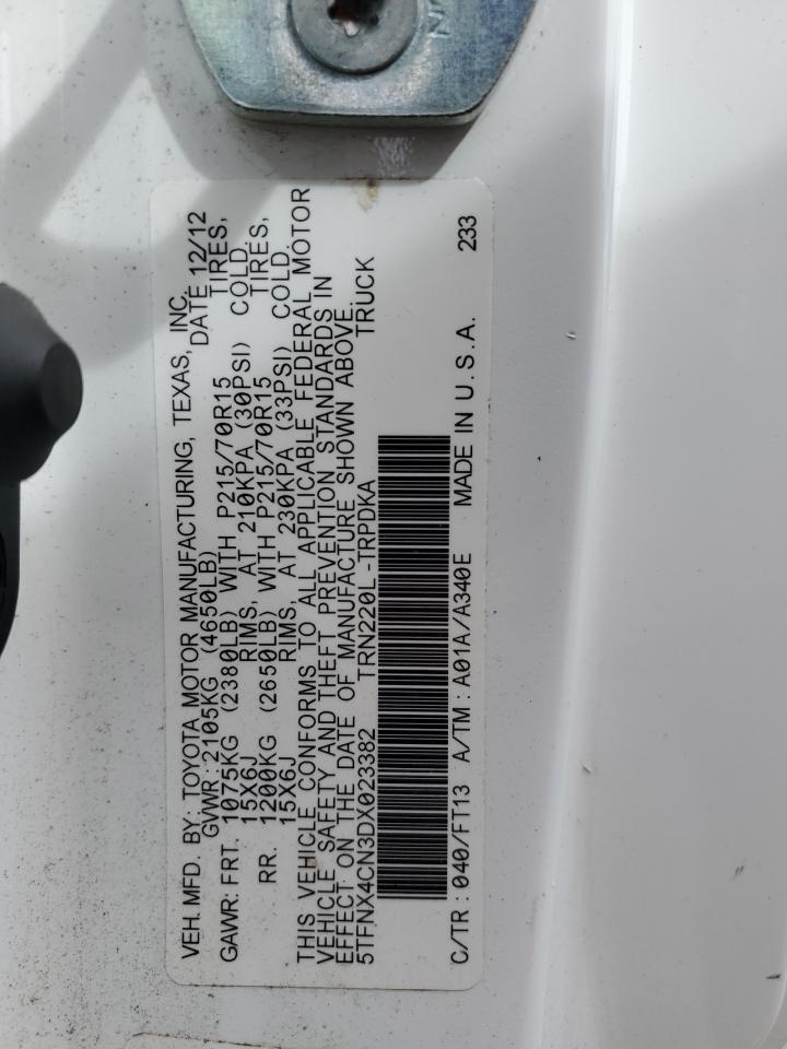 5TFNX4CN3DX023382 2013 Toyota Tacoma