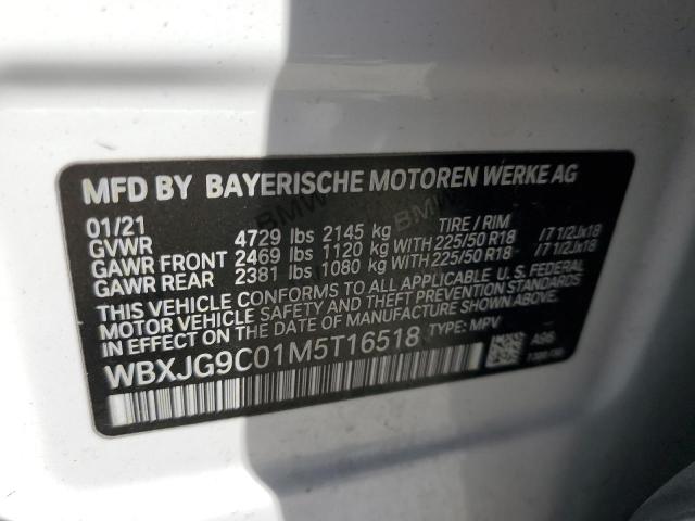 WBXJG9C01M5T16518 BMW X1 XDRIVE2 13