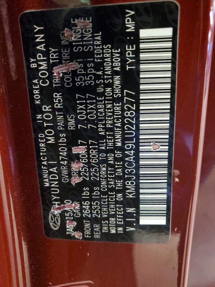 KM8J3CA49LU228277 2020 Hyundai Tucson Limited