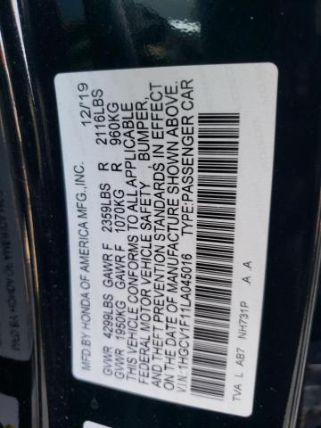 2020 HONDA ACCORD LX - 1HGCV1F11LA045016