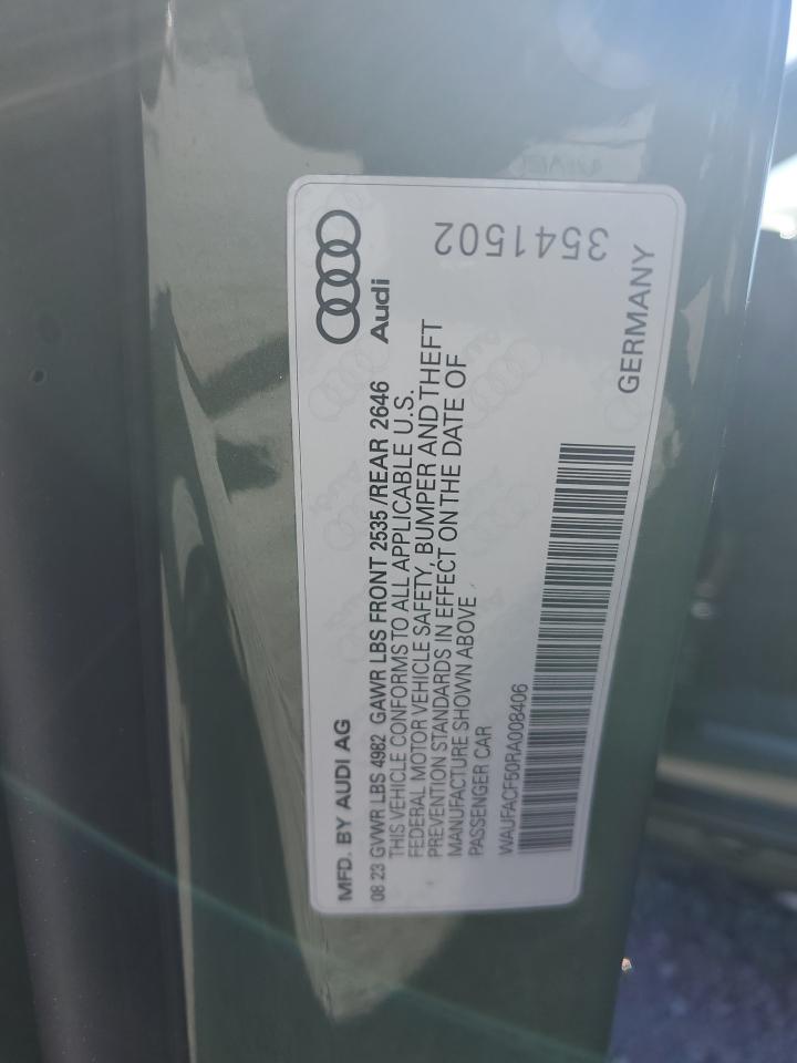 WAUFACF50RA008406 2024 Audi A5 Premium Plus 45