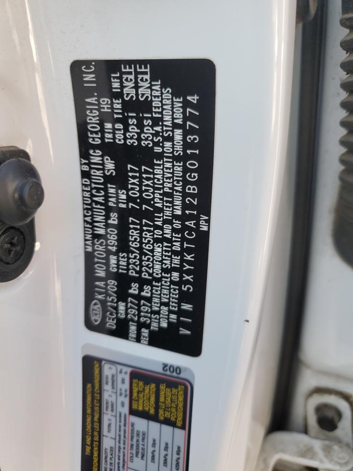 5XYKTCA12BG013774 2011 Kia Sorento Base