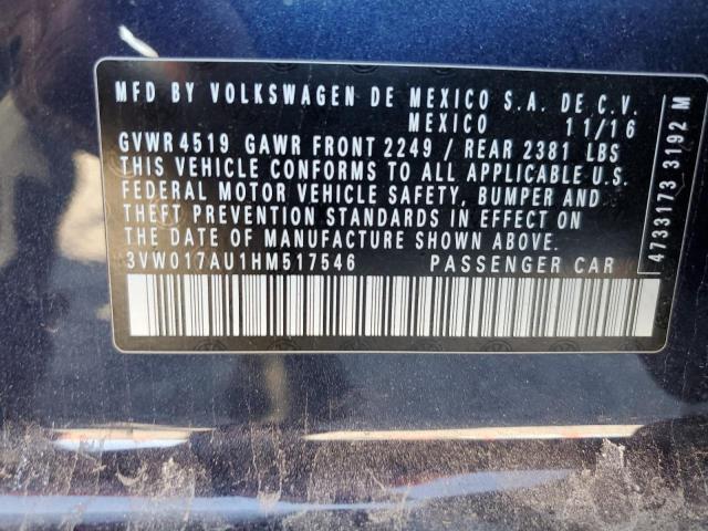 2017 VOLKSWAGEN GOLF SPORT - 3VW017AU1HM517546