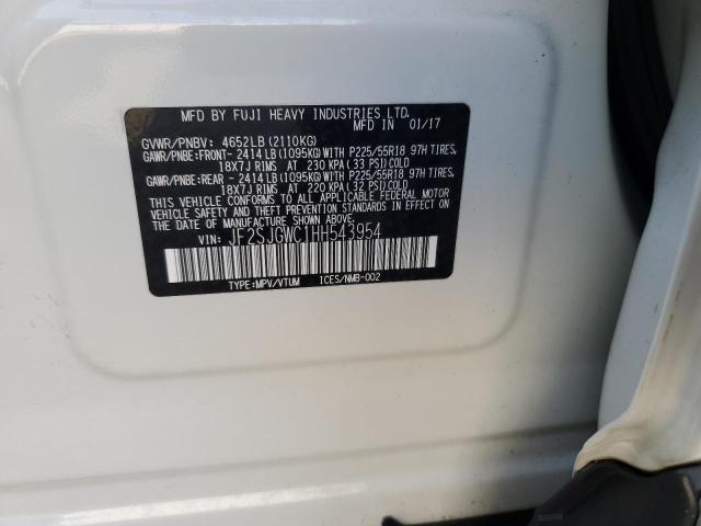 2017 SUBARU FORESTER 2 - JF2SJGWC1HH543954