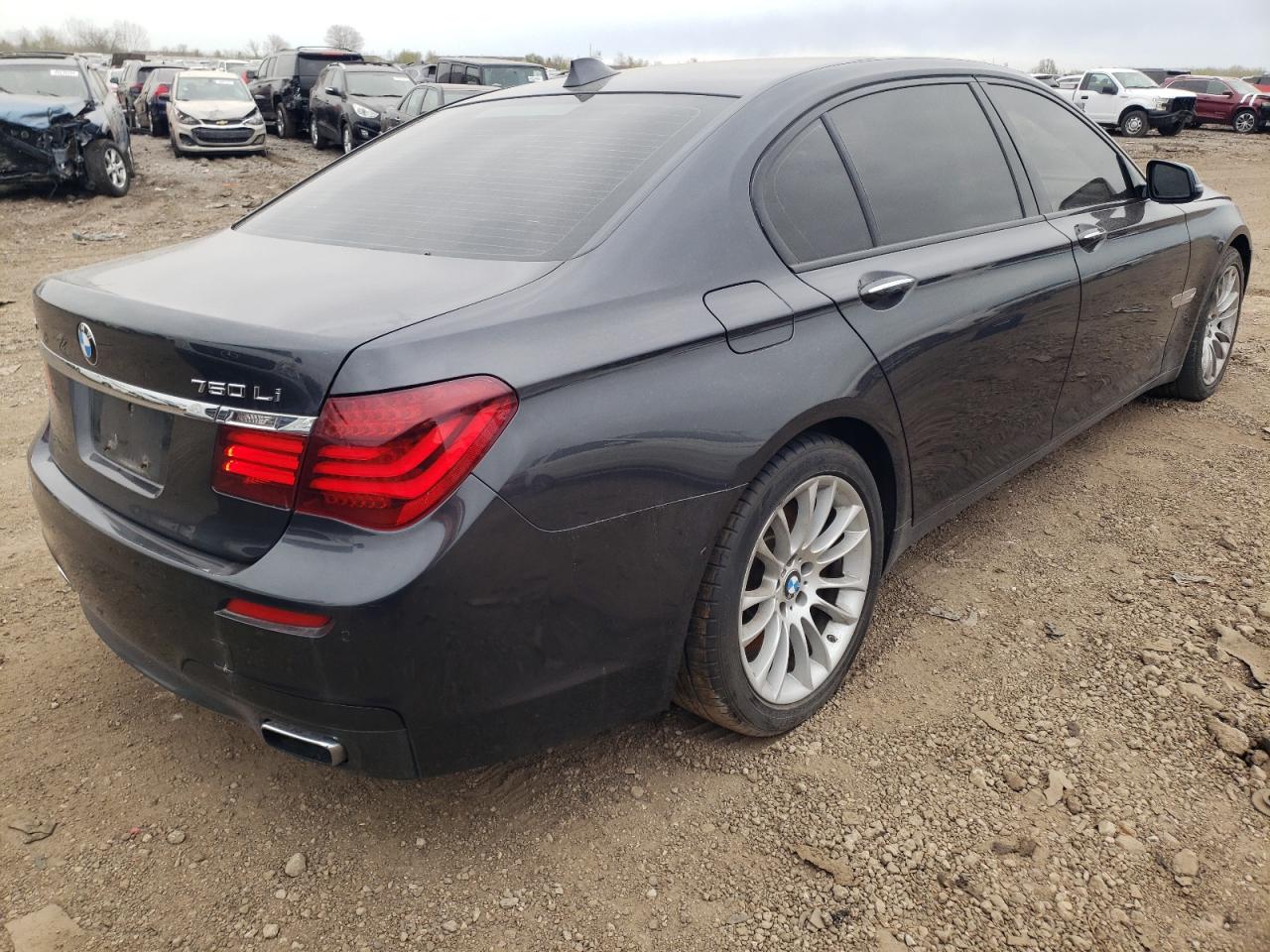 2015 BMW 750 Lxi vin: WBAYF8C58FD654797