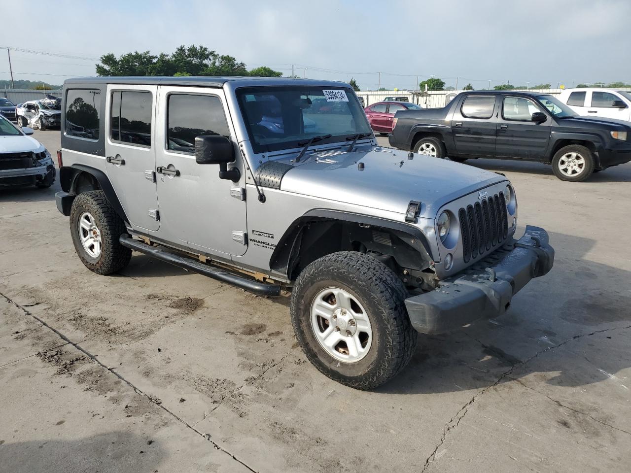 2014 Jeep Wrangler Unlimited Sport vin: 1C4BJWKG3EL328425