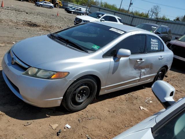 Lot #2537979246 2008 HONDA CIVIC LX salvage car