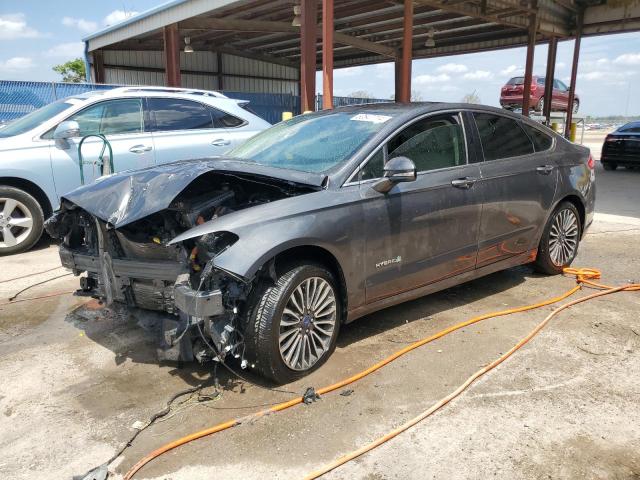Lot #2501394132 2017 FORD FUSION TIT salvage car