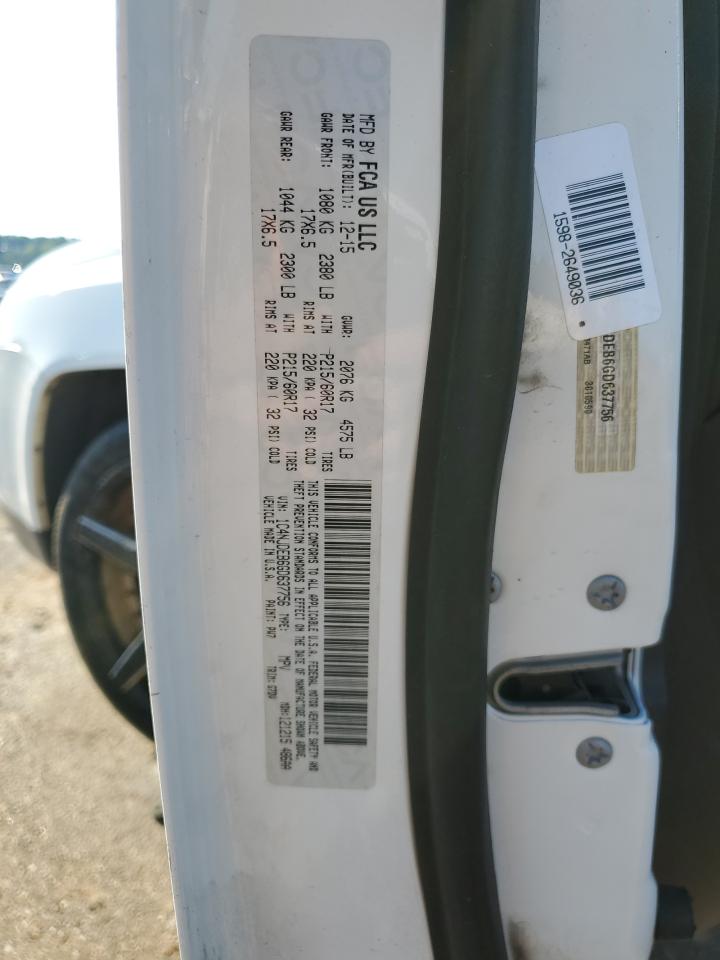 1C4NJDEB6GD637756 2016 Jeep Compass Latitude