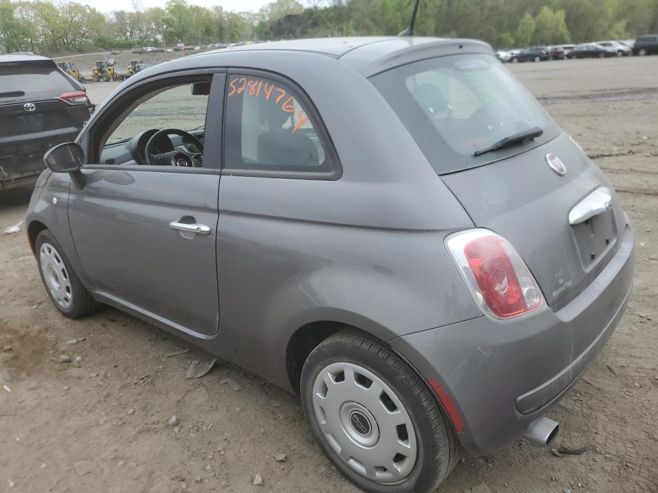 2012 Fiat 500 Pop vin: 3C3CFFAR7CT385287