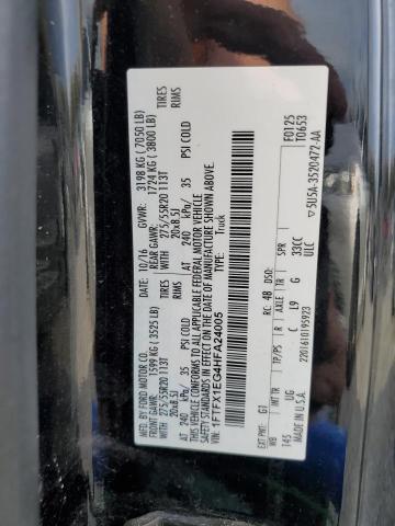 2017 FORD F150 SUPER - 1FTFX1EG4HFA24005