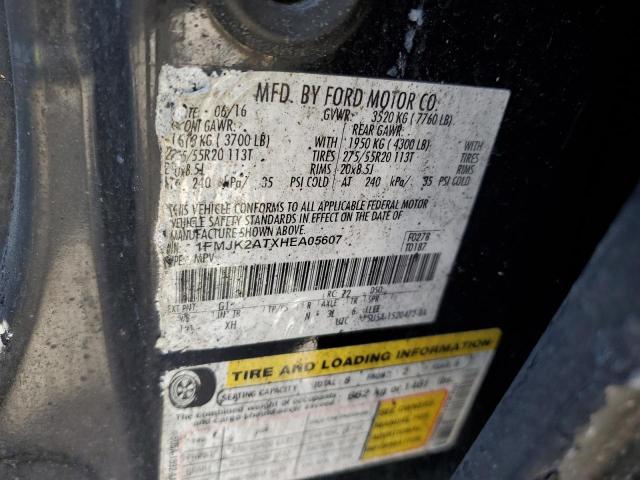 2017 FORD EXPEDITION - 1FMJK2ATXHEA05607