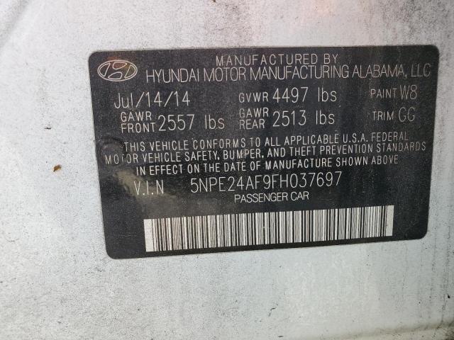 Lot #2471164097 2015 HYUNDAI SONATA SE salvage car