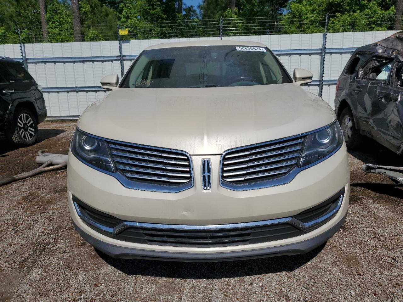 2LMTJ6KR5GBL78994 2016 Lincoln Mkx Select