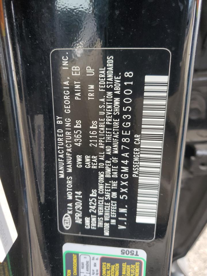 5XXGM4A78EG350018 2014 Kia Optima Lx