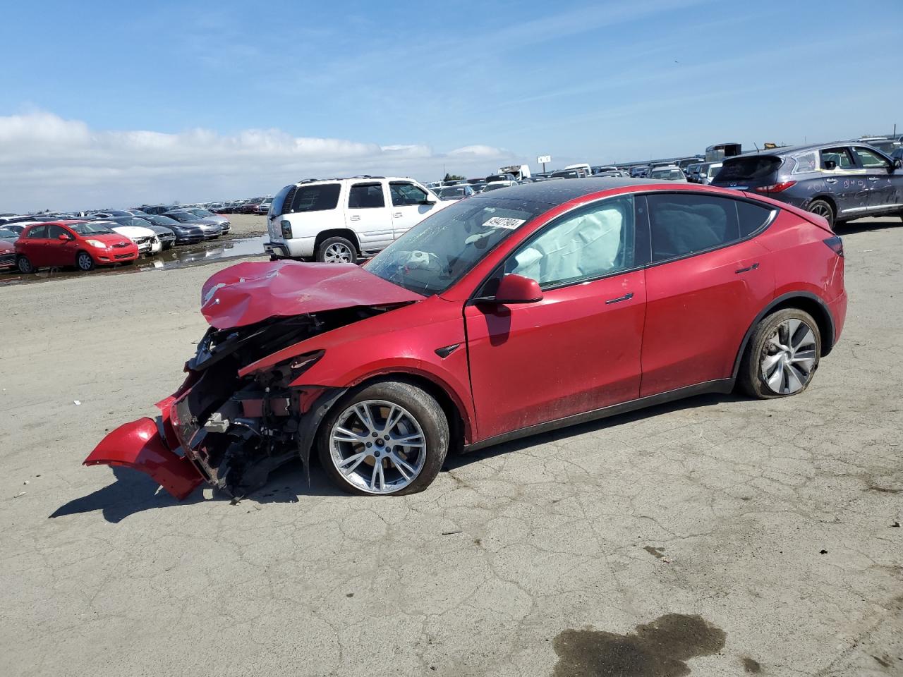 2021 Tesla Model Y vin: 5YJYGDEE1MF093872