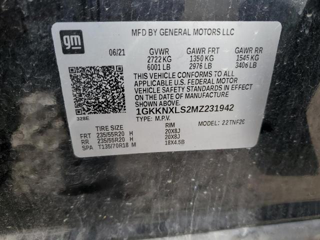 2021 GMC Acadia Denali VIN: 1GKKNXLS2MZ231942 Lot: 49893704