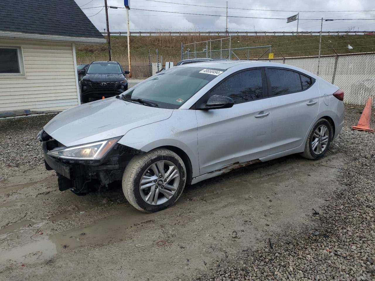 2019 Hyundai Elantra Sel vin: KMHD84LFXKU767119