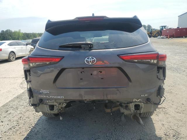 VIN 5TDGZRAH8MS056347 2021 Toyota Highlander, Xle no.6