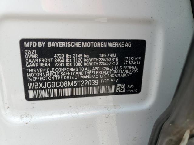 2021 BMW X1 xDrive28I VIN: WBXJG9C08M5T22039 Lot: 51584454