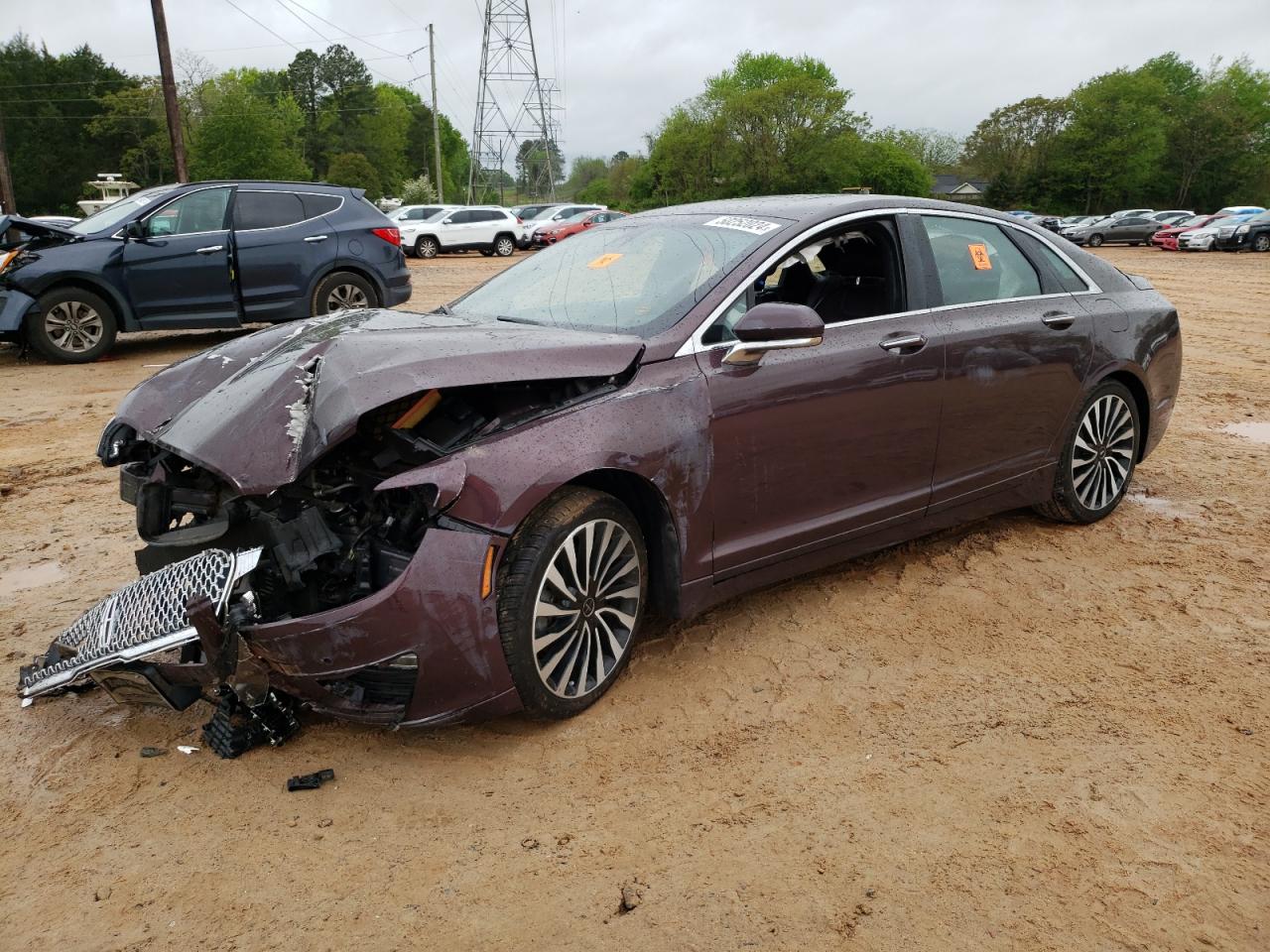 3LN6L5H95HR654467 LINCOLN MKZ BLACK 2017