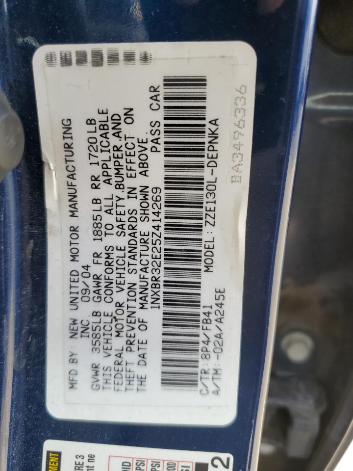 1NXBR32E25Z414269 2005 Toyota Corolla Ce