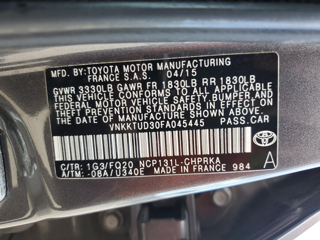 5Y2SL63885Z425814 2005 Pontiac Vibe