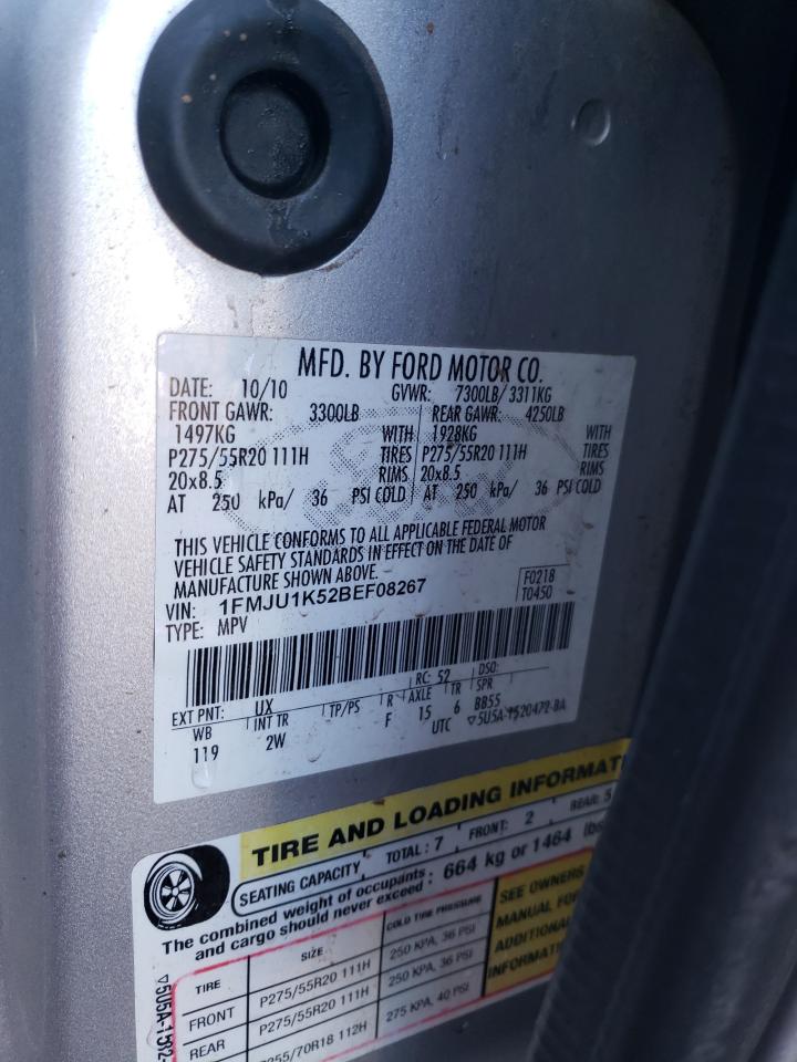 1FMJU1K52BEF08267 2011 Ford Expedition Limited