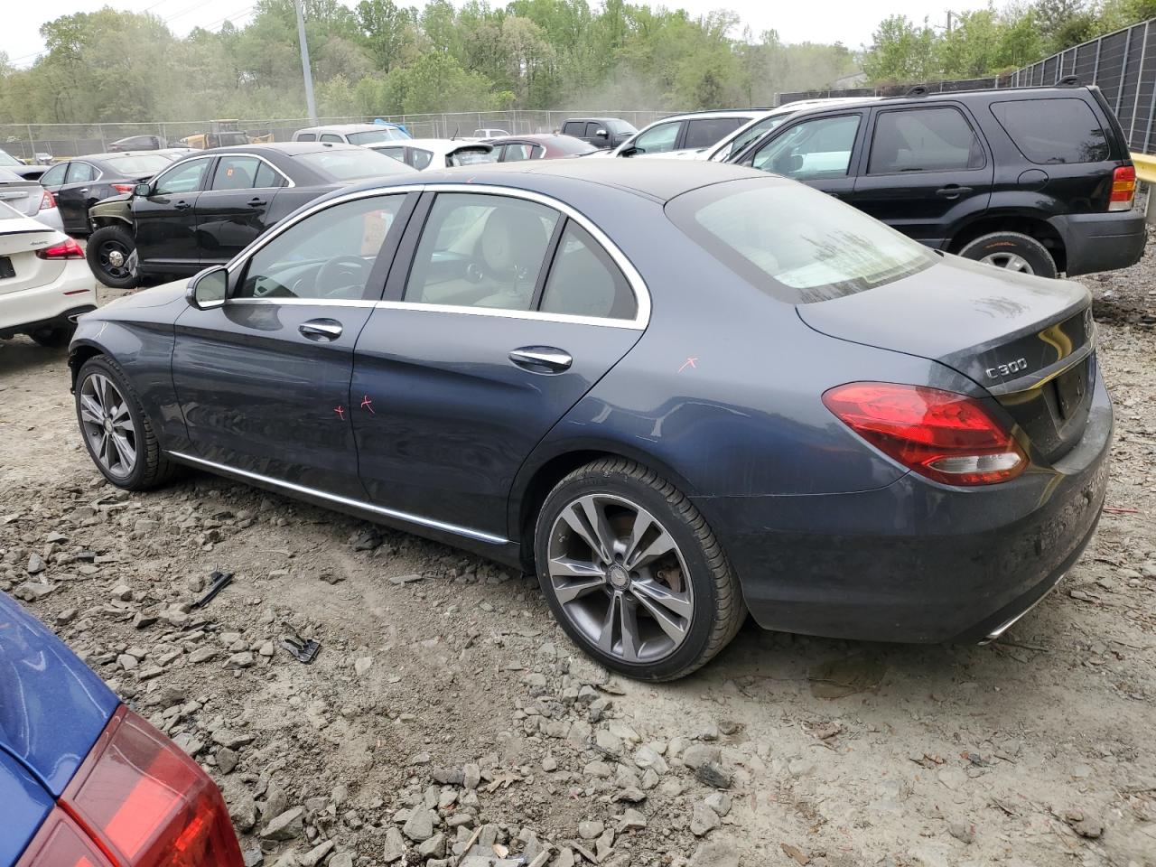 55SWF4KBXGU139903 2016 Mercedes-Benz C 300 4Matic