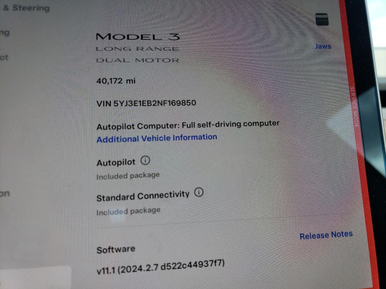 5YJ3E1EB2NF169850 2022 Tesla Model 3