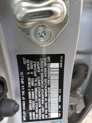 2018 Honda Civic Ex VIN: SHHFK7H58JU213230 Lot: 51365384