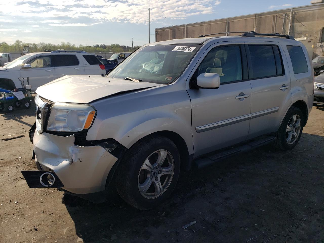 5FNYF4H47CB084310 2012 Honda Pilot Ex