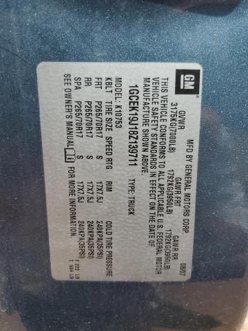 2008 Chevrolet Silverado K1500 VIN: 1GCEK19J18Z139711 Lot: 53095024